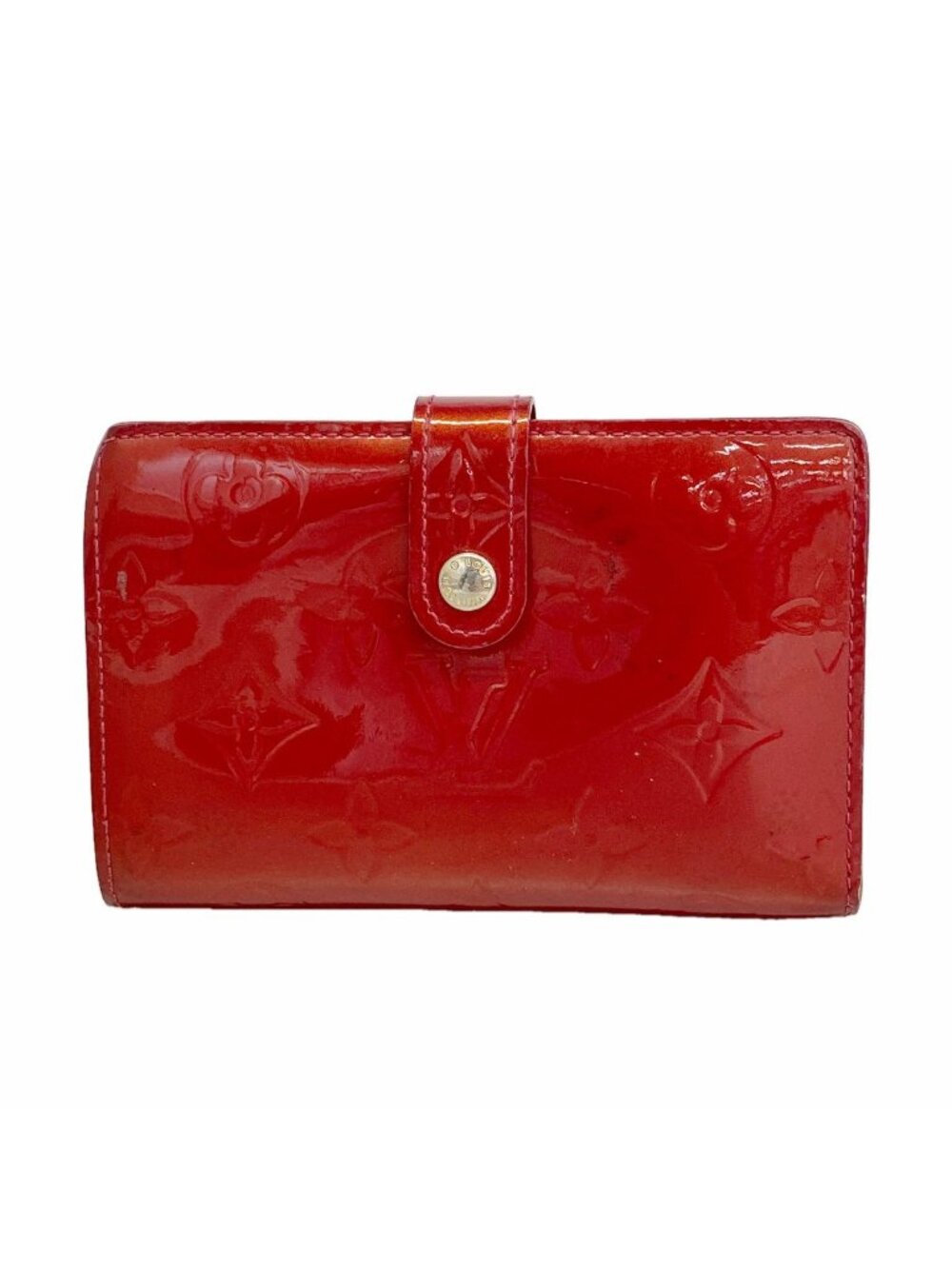 Louis Vuitton Wallet Vernis Portefeuille Viennois Pomme D'amour
